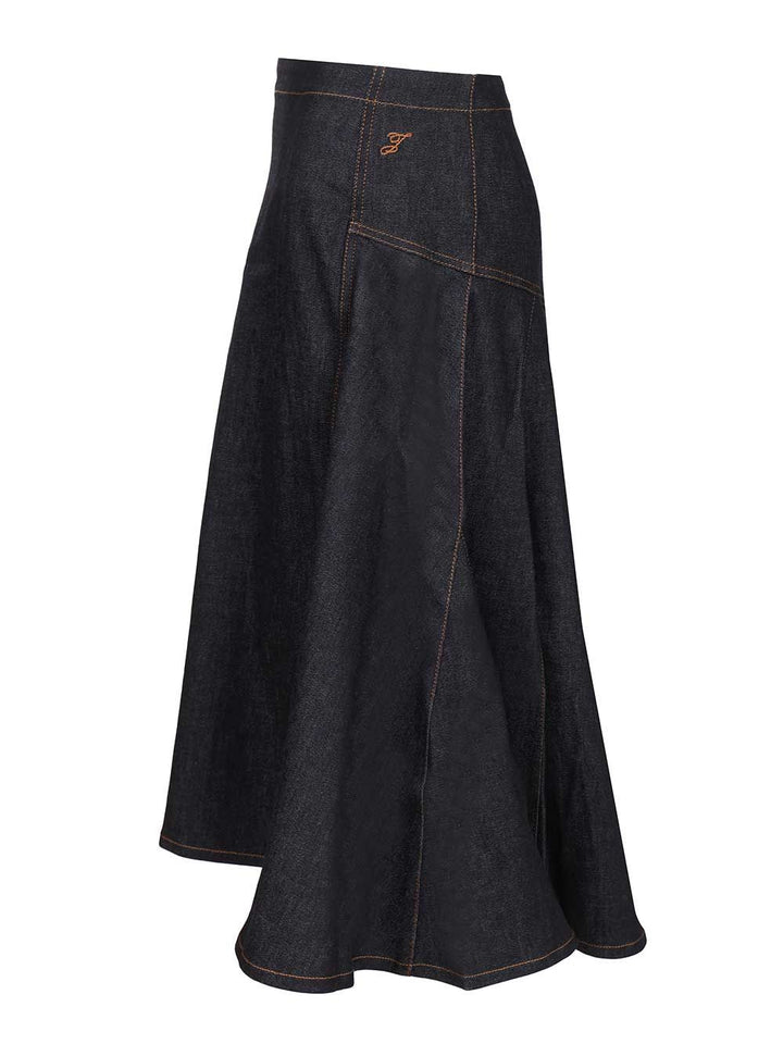 Jacquemus Lavoir De-Nîmes Denim Skirt Skirts - Blue | 1a749a8cbbdf82b334af1c536434673be34c79ea