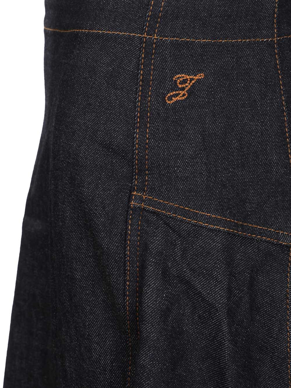 Jacquemus Lavoir De-Nîmes Denim Skirt Skirts - Blue | fa0d85f5d5996a4632c565b5d43b8807c028b638