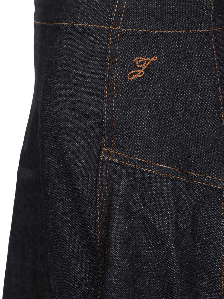 Jacquemus Lavoir De-Nîmes Denim Skirt Skirts - Blue | fa0d85f5d5996a4632c565b5d43b8807c028b638