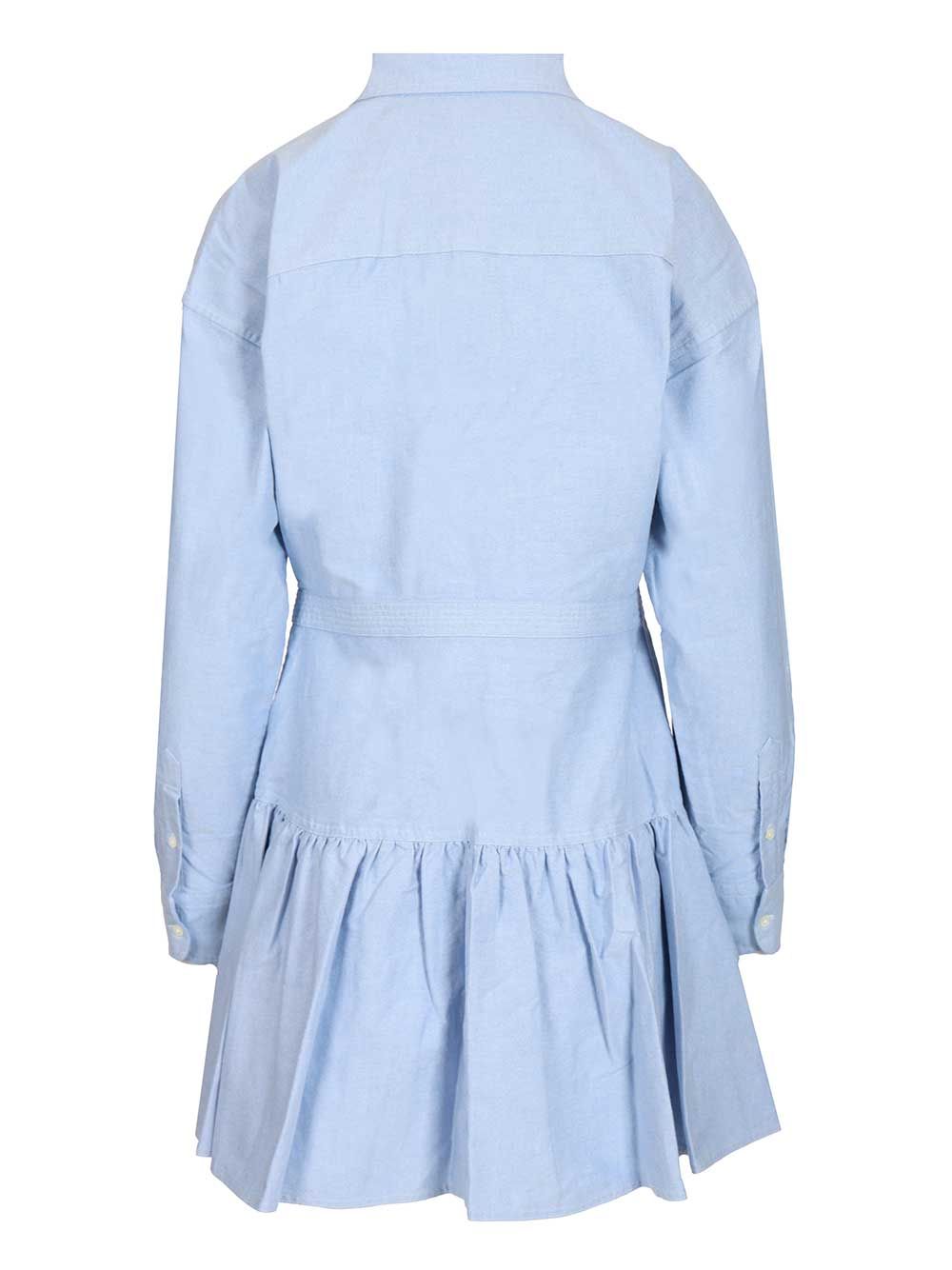Polo Ralph Lauren Oxford Cotton Shirt Dress Dresses - Light blue | 91ed70d588bd3a30360cd517ad0f0950721f29c6