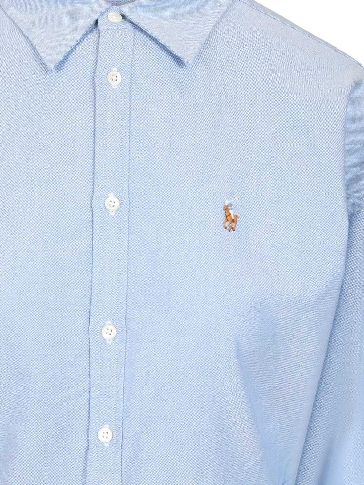 Polo Ralph Lauren Oxford Cotton Shirt Dress Dresses - Light blue | 70d9c546d7521b5f5257ade0d5c066bc4db1c250