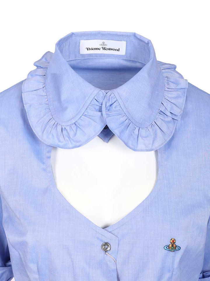 Vivienne Westwood Toulouse Frill  Shirt Shirts - Light blue | 453b33c63436cd7a8aa0b9daf459dc065967c27f