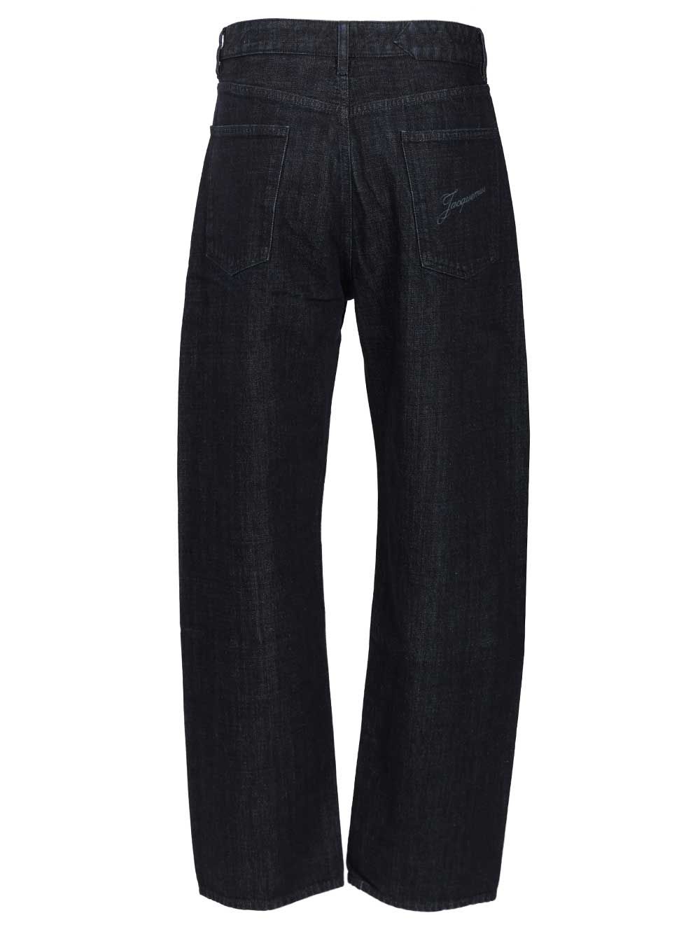 Jacquemus De-Nîmes Mirada Denim Trousers - Blue | 65a3da1bd10659b399b67b837926e0be7135f255