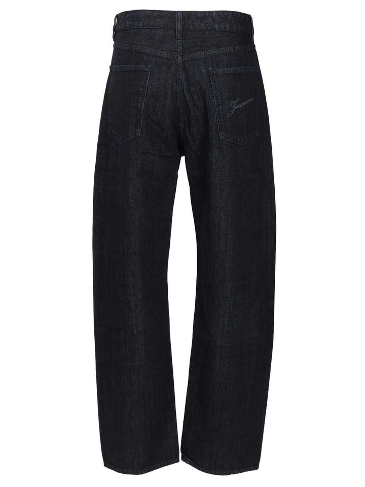 Jacquemus De-Nîmes Mirada Denim Trousers - Blue | 65a3da1bd10659b399b67b837926e0be7135f255
