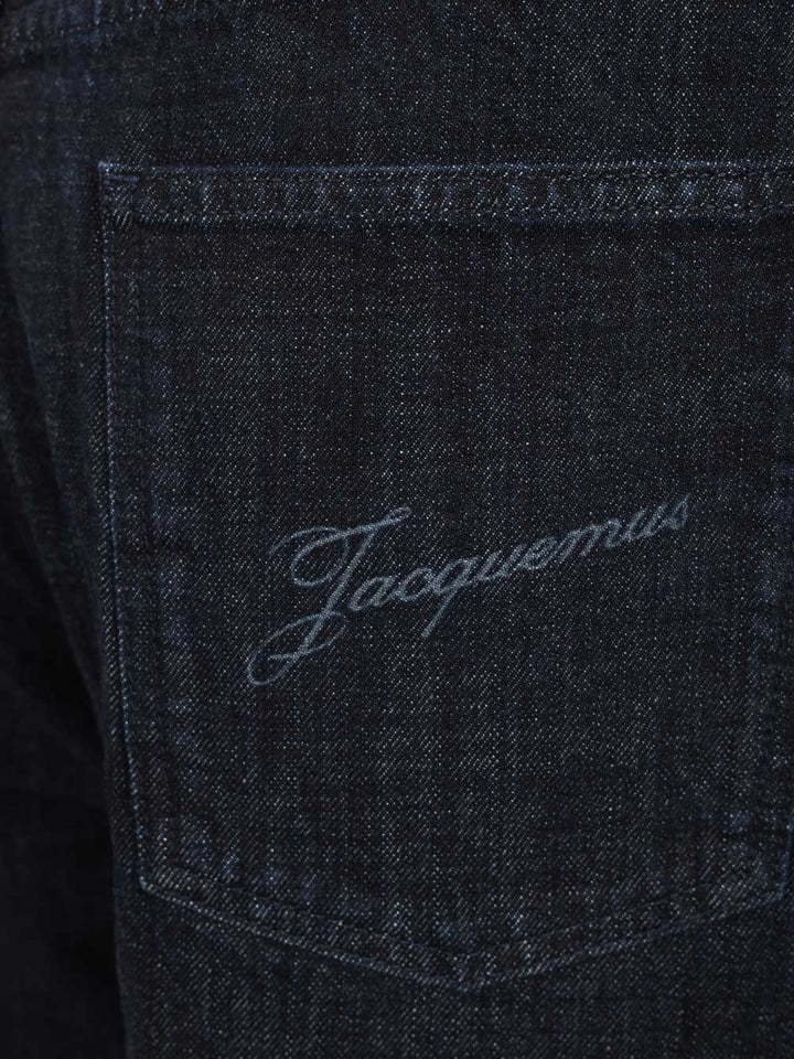 Jacquemus De-Nîmes Mirada Denim Trousers - Blue | eb977aa33a5a7b661da90af1473ddf6cab23c36a