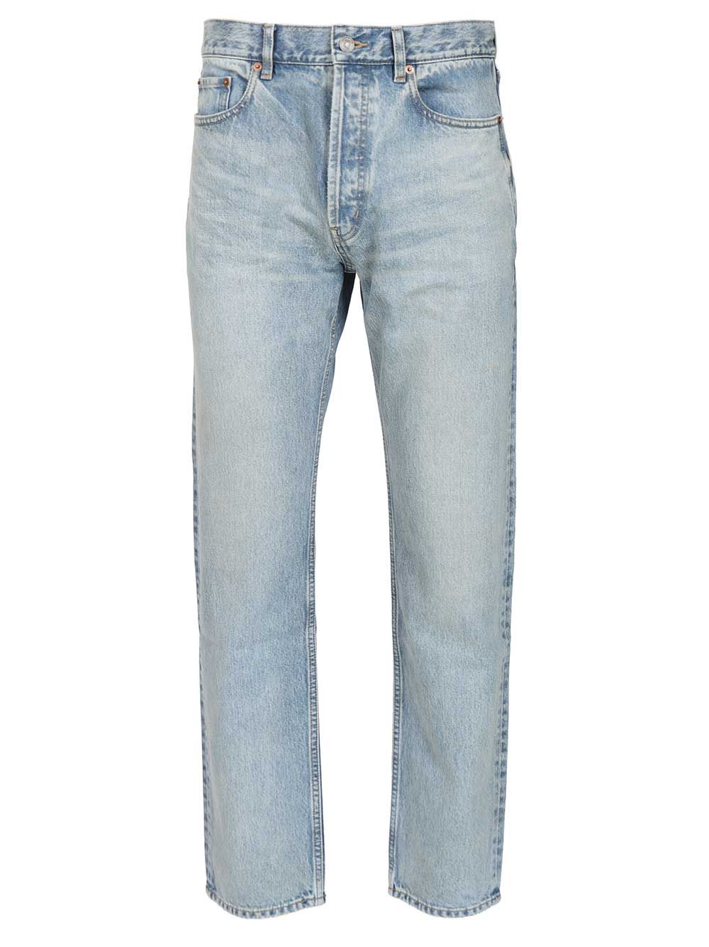 Saint Laurent Mick Long Jeans - Light blue | 2d2e2d051d9ea1f5b2d09f63903cfe8d4edec654