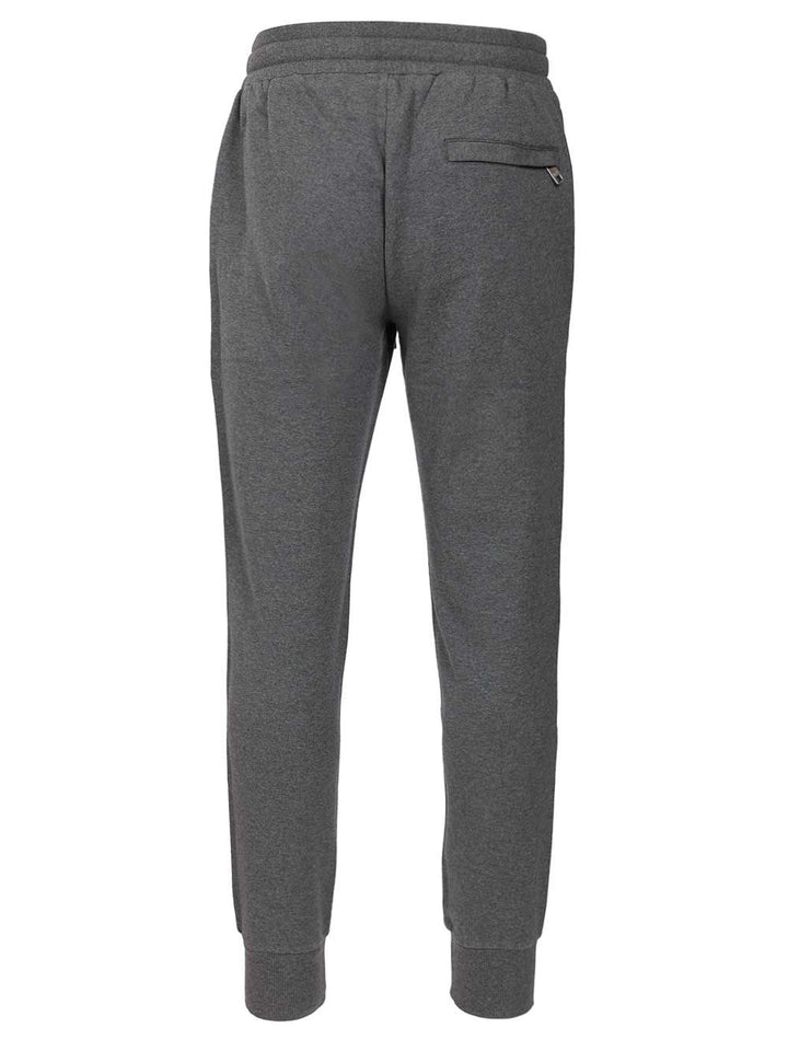 Dolce & Gabbana Jersey  With Heraldic Patch Trousers - Grey | 39ee8f4e9d3577aa527b5a5e4bc3e710f70ad6b3