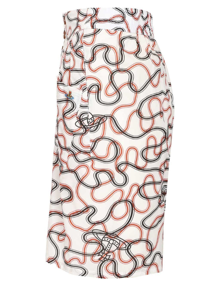 Vivienne Westwood Romario Bermuda Shorts Shirts - White | 227dba6a1a7c08f34da500849270a44d10d06220
