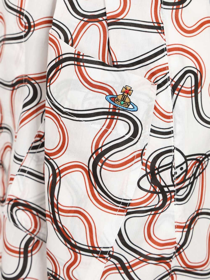 Vivienne Westwood Romario Bermuda Shorts Shirts - White | f8f7c84783657a226266a0d73741fd03cc30ebcf