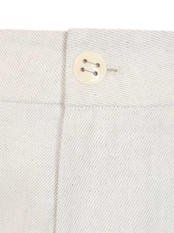 Vivienne Westwood Buckle Back Pants Trousers - White | 5edfde692f6c1aacb82098f2475f36adcbe825b2