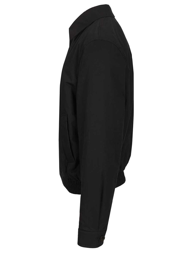 Saint Laurent Cassandre Short Jacket Jackets - Black | 7c54cbfacd6cd831d8be4391b2ac21285bc6498e