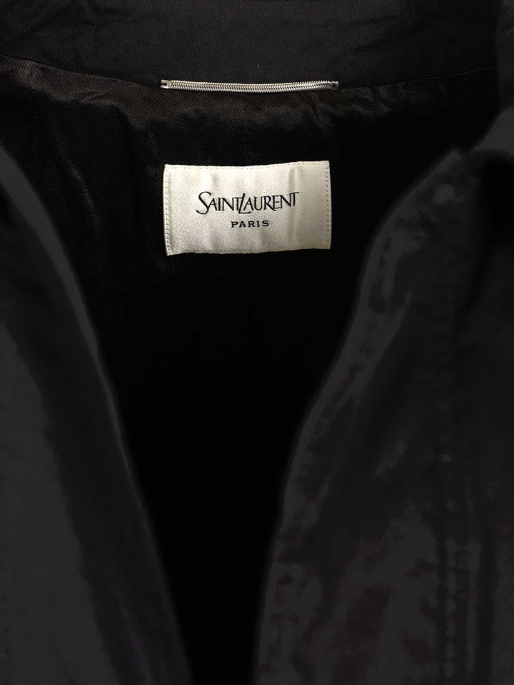 Saint Laurent Cassandre Short Jacket Jackets - Black | f5d62e8e86b94f64078f7313887c0b0f0f89fae8