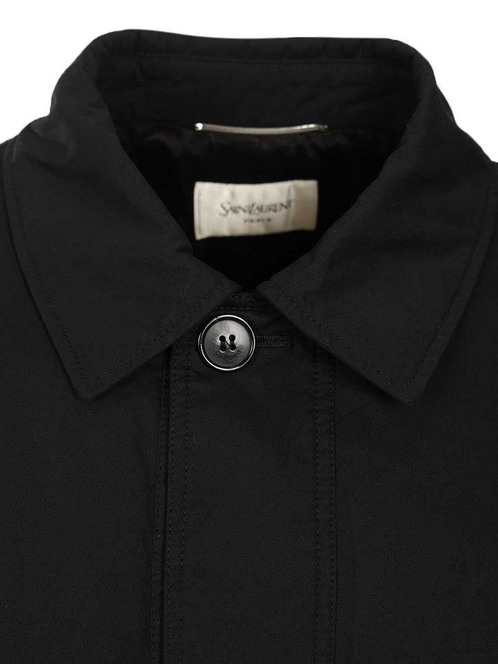 Saint Laurent Cassandre Short Jacket Jackets - Black | fc72936ecacbe34d86abe5fed618e88736473b73