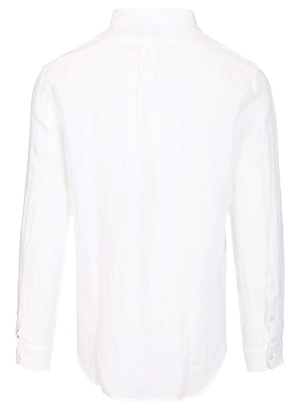 Polo Ralph Lauren Lightweight Linen Shirt Shirts - White | 39011c77b6eda65d126ae33f1d12406412aa92a8