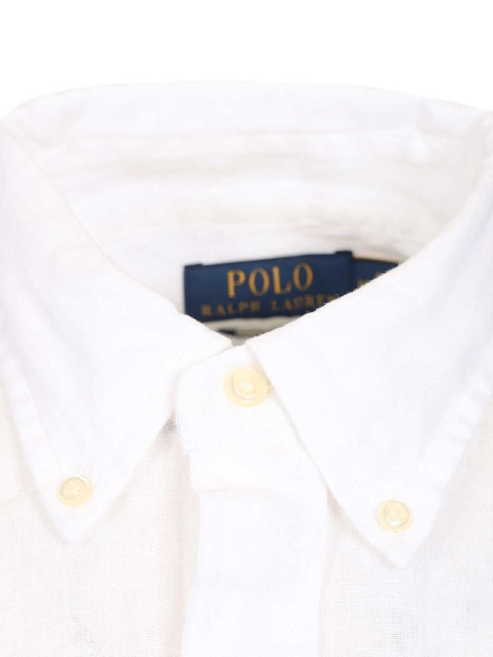 Polo Ralph Lauren Lightweight Linen Shirt Shirts - White | f1de14ac32486d35429e93ab02d4e07cdb830aa6