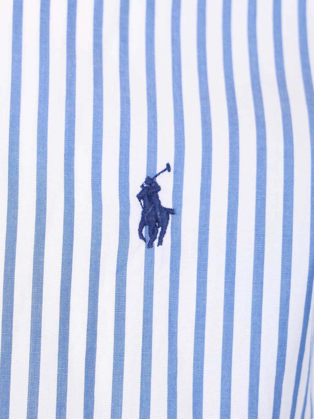 Polo Ralph Lauren Custom-Fit Striped Poplin Shirt Shirts - Multicolor | f8ba272b8b420d2db10159e34081046a642e8546