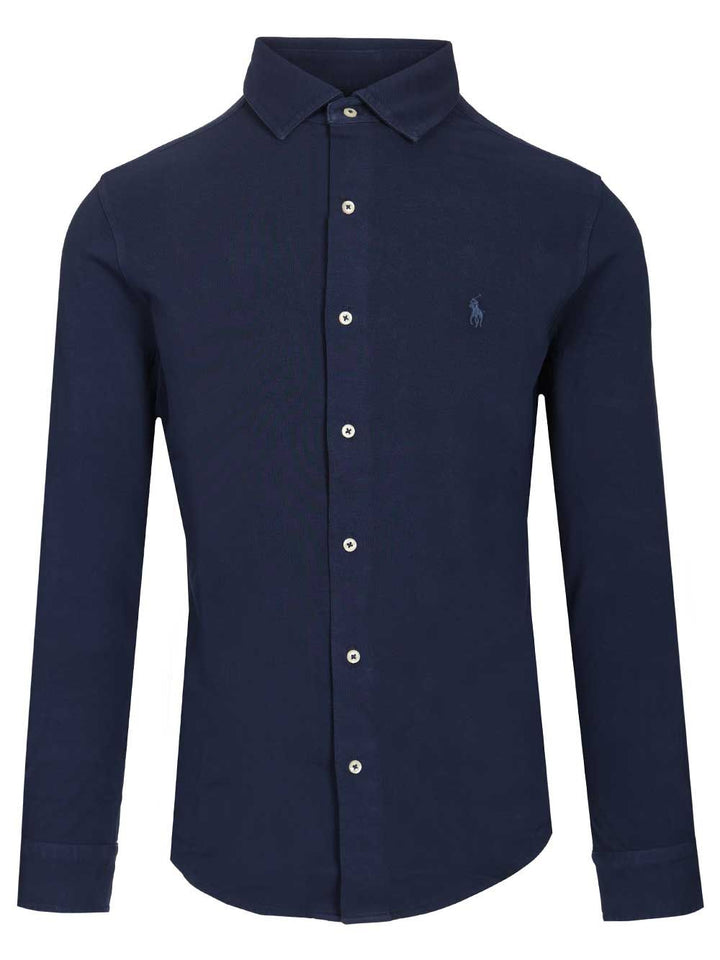 Polo Ralph Lauren Cotton Piquet Shirt Shirts - Blue | 350208dc9aeb3b115802b9071baa137c8d528928