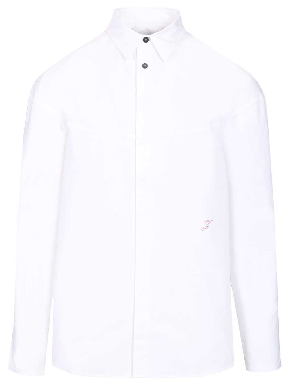 Jacquemus Atelier Long-Sleeved Shirt Shirts - White | 9692b56af603f4212f78f43c13e6f2c88eccedda