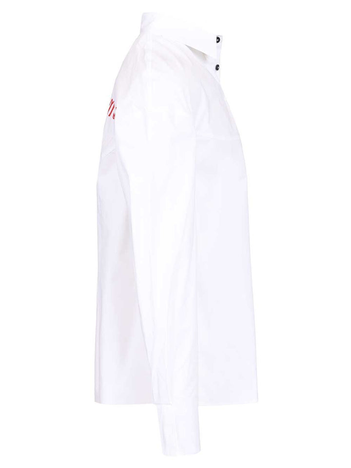 Jacquemus Atelier Long-Sleeved Shirt Shirts - White | dc47b951a225132539ca9fa324408fc31deff6f9