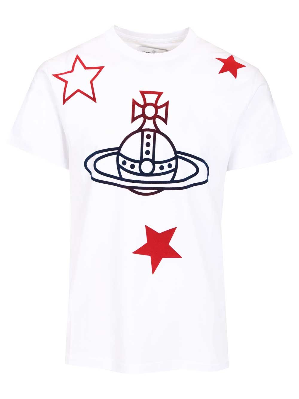 Vivienne Westwood Orb&Stars T-Shirt - White | 63a2cc4baca8fe50cf105c73ea0434295f9a1f74