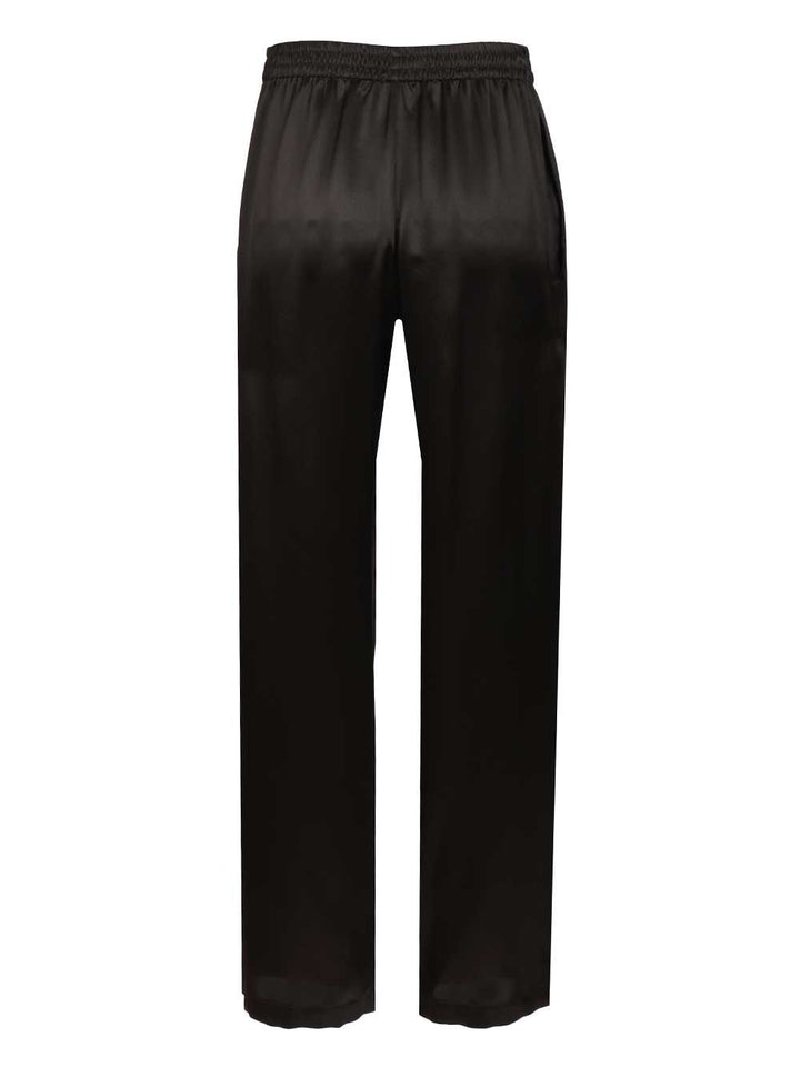Saint Laurent Silk Satin Trousers - Black | c432bea538274183f80be010116d9de2ff7391dc