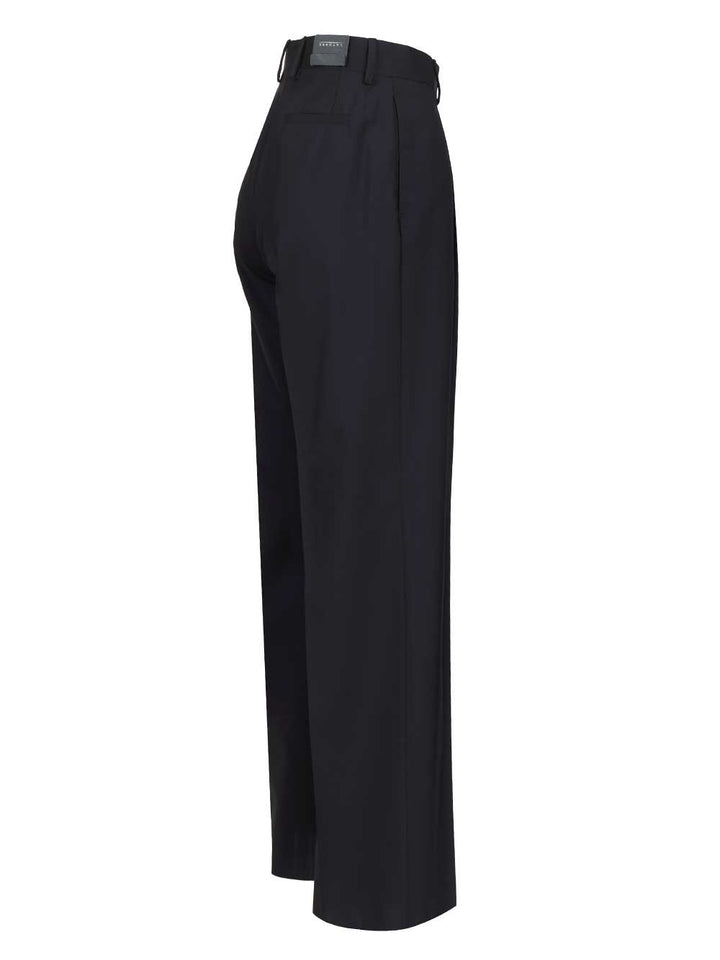 Latorre Wool Trousers - Black | 409cf0a1d07552d5f42e61d22f404a015be55521