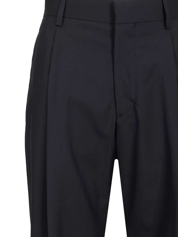 Latorre Wool Trousers - Black | 9fbee2a9b64cb087beb315fbff7104be2860f5be