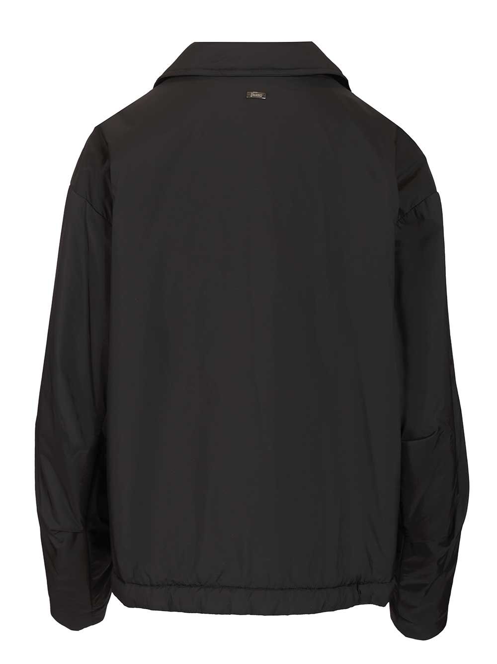 Herno Short Parka Jackets - Black | 8217fb329b2db94d30b02a73125c35227f2948b5