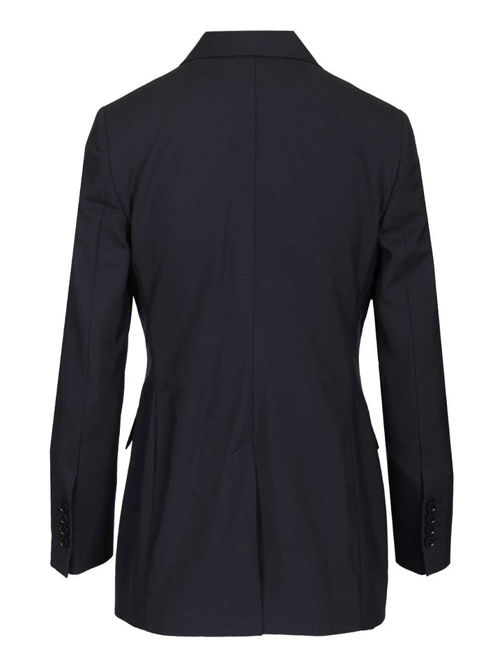 Latorre Double-Breasted Wool Blazer Jackets - Black | a943659222135f7b6200d64c7b86c27a91482235