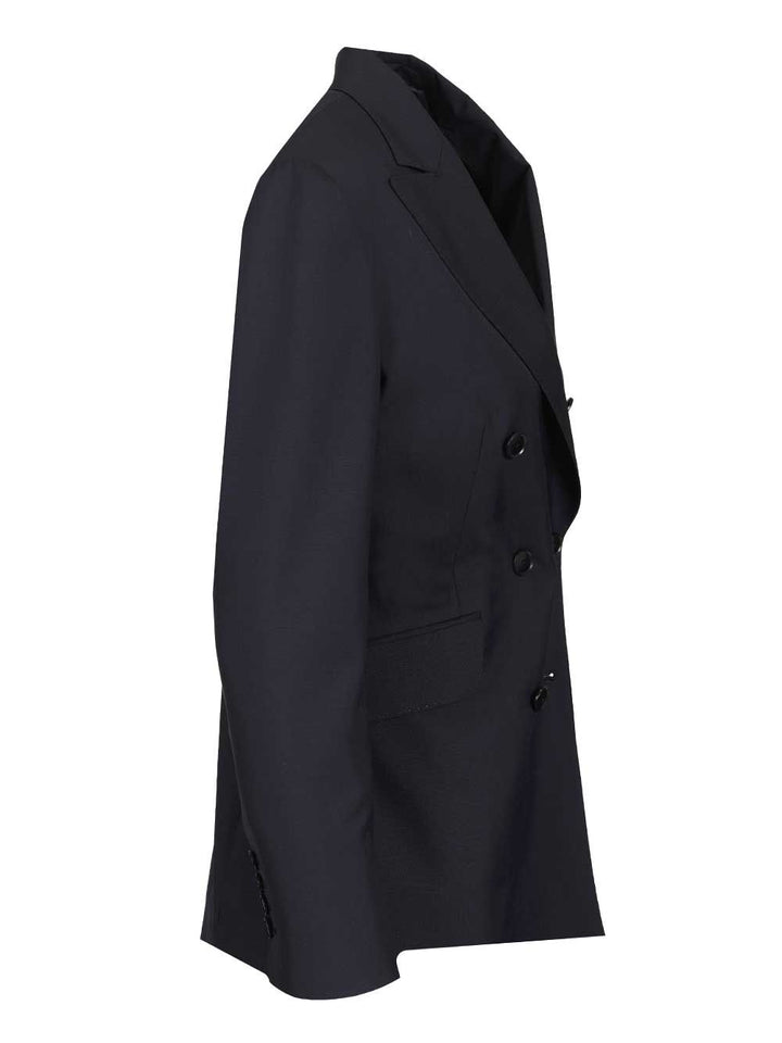 Latorre Double-Breasted Wool Blazer Jackets - Black | 13e822cd9d4c4957dbef262ab52f333fe1aba019