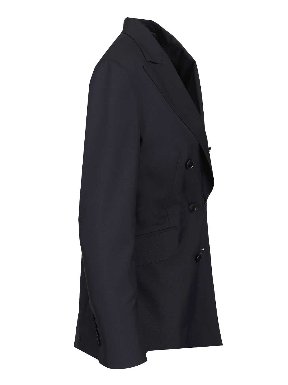 Latorre Double-Breasted Wool Blazer Jackets - Black | 13e822cd9d4c4957dbef262ab52f333fe1aba019