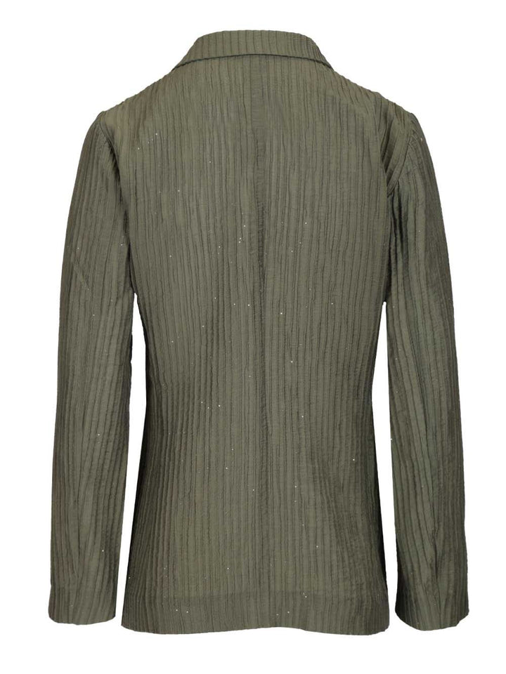 Emporio Armani Taffeta Blazer Jackets - Green | 732366c24981b9e8bc3834fc5784c4b2683c9ecb