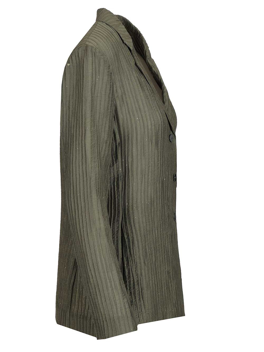 Emporio Armani Taffeta Blazer Jackets - Green | a4f1d8a8acc461739d10f040b85725fc4f74c11f