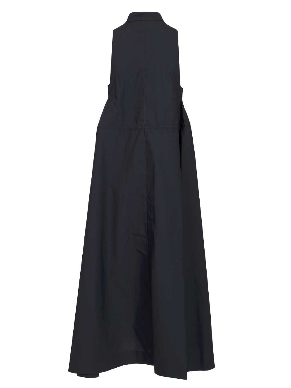 Emporio Armani Long Cotton Dress Dresses - Blue | 235fef34bfbdba8f469d796b3aa09b56f809537c