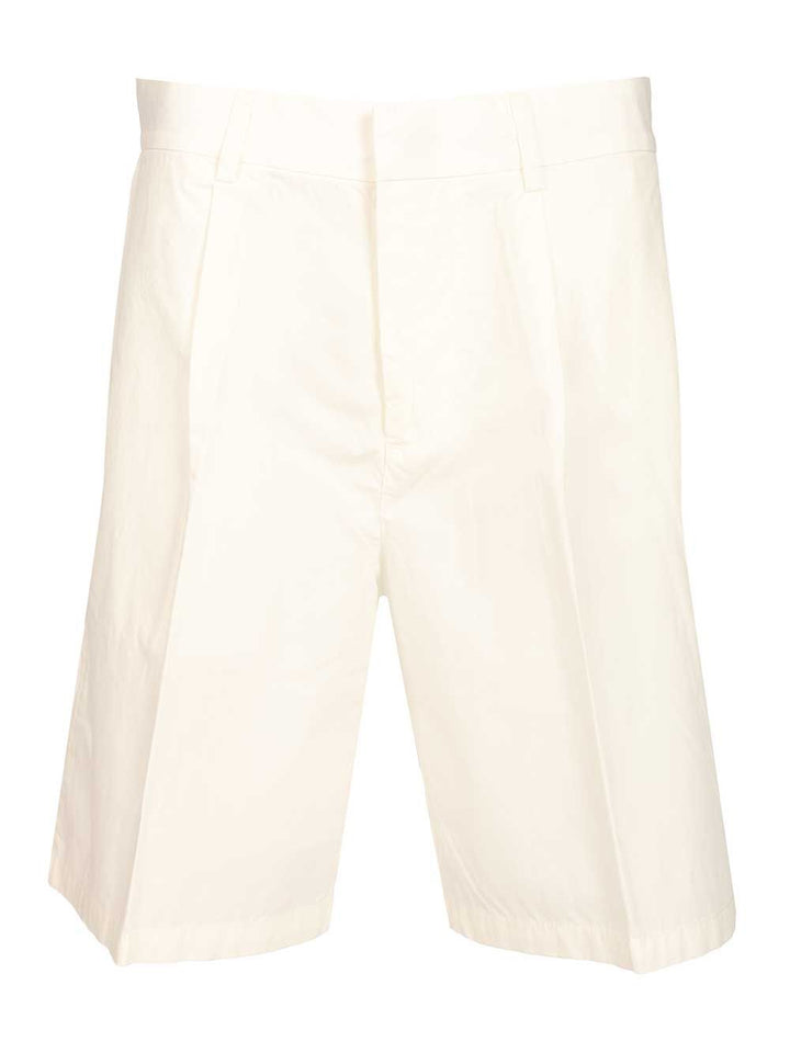 Emporio Armani Bermuda Shorts Trousers - White | 637875326b55e64acd651f85a202857a3c6dc9d9