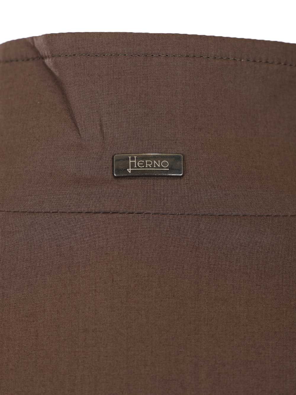 Herno Stretch Cotton Bomber Jacket Jackets - Brown | f1aa451d0b8c9f623ee74a1051bf8b97527beb29