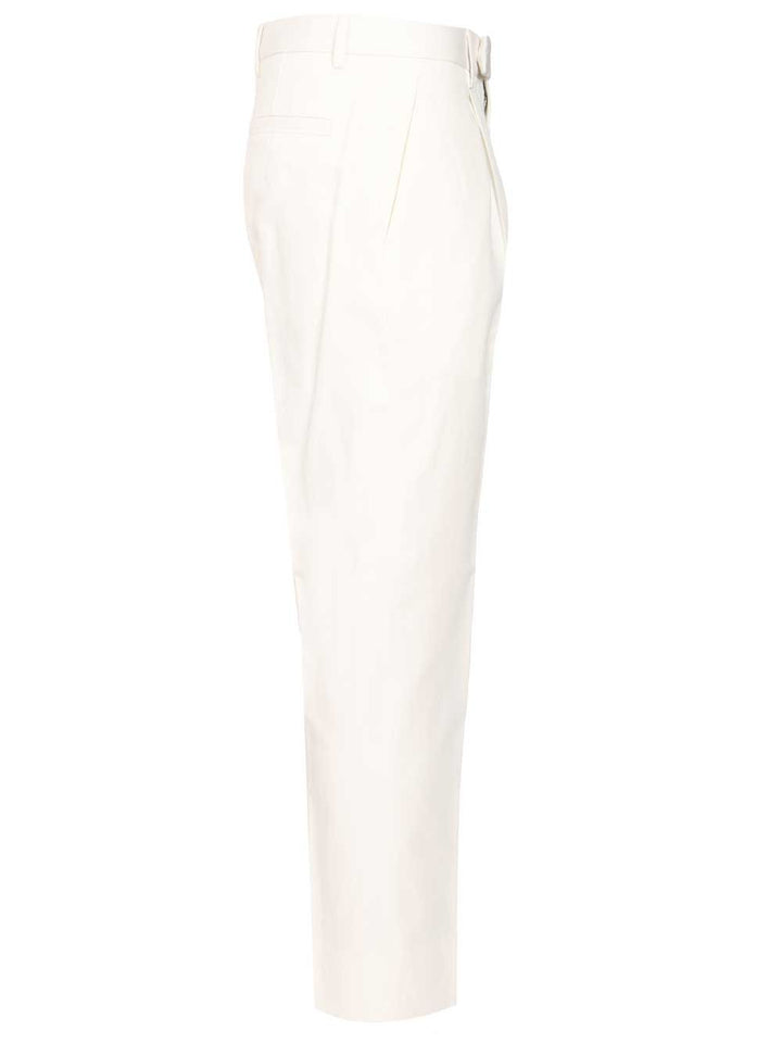 Ermenegildo Zegna Tailored Trousers - White | 59406e72da6d05e05025d8e83633c66dda3abde7