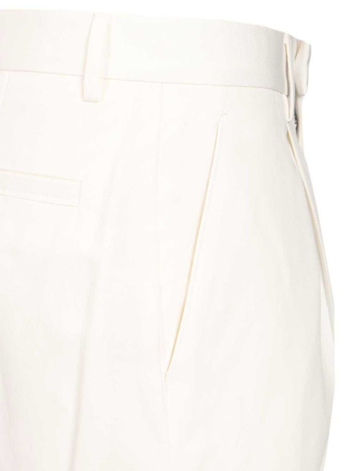 Ermenegildo Zegna Tailored Trousers - White | e4b8b067d6159ef2a7307191f2e281dbd87e32b8
