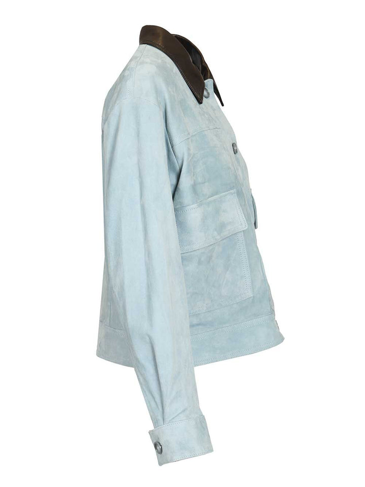Blusotto Matilde Work Jacket Jackets - Light blue | e9d91710b3fc6401cc8275e5ac9e11c01581f638