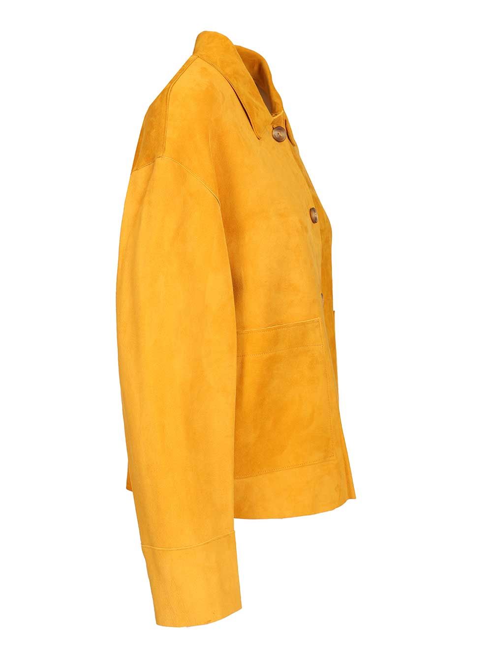 Blusotto Asia Suede Jacket Jackets - Orange | 6ca0872a516ed224067f7423d1977130d86561d6