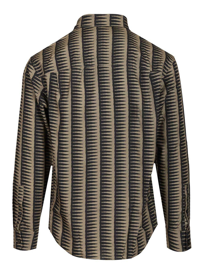 Emporio Armani Lyocell Blend Shirt Shirts - Blue | 09a76eef74cfd0aa7cae41f3952404f4defe1fbd