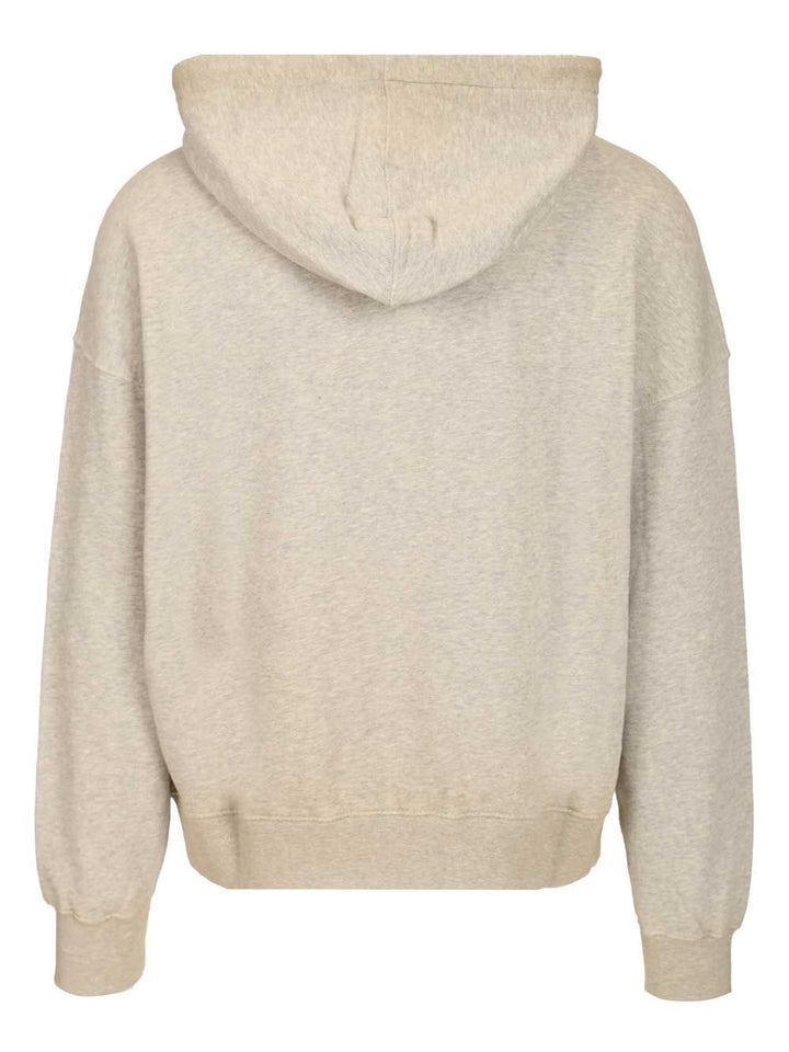 Golden Goose Deluxe Brand Flag Print Hoodie Sweatshirts - Grey | 9587528e097db1ec305548bd3b4bfeb071a670ba