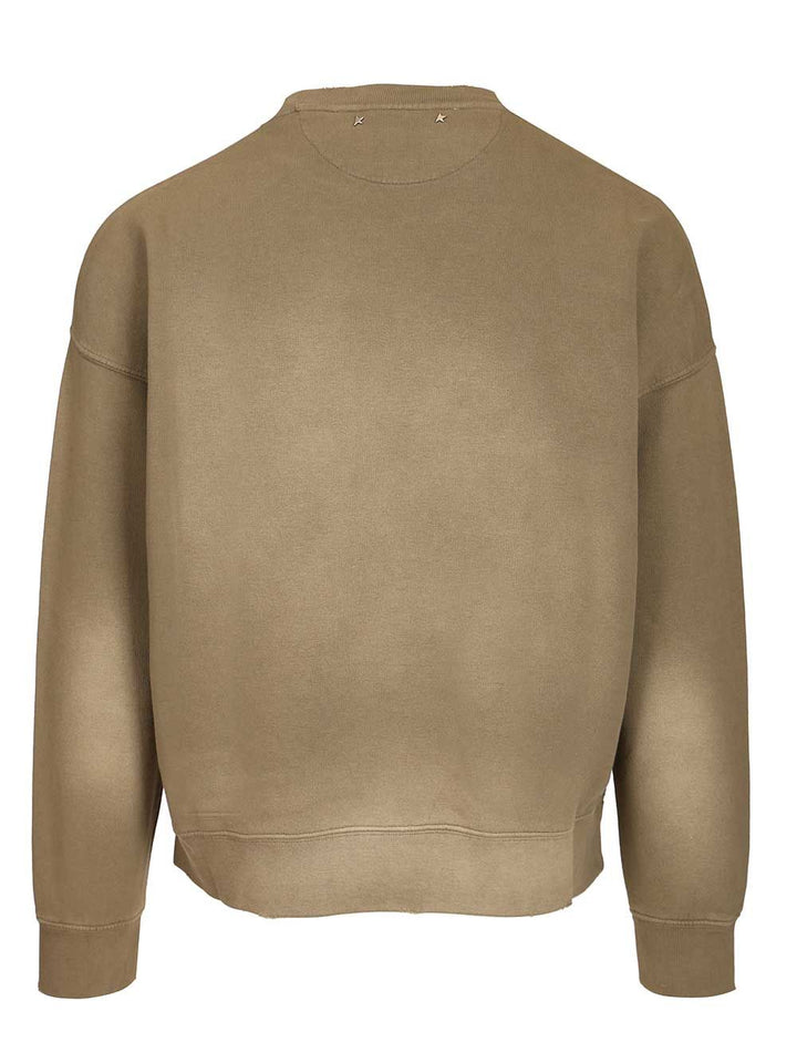 Golden Goose Deluxe Brand Cotton Sweatshirt Sweatshirts - Brown | 7bf27b21da1d933b20f0cca79a0e1f42327ce1aa