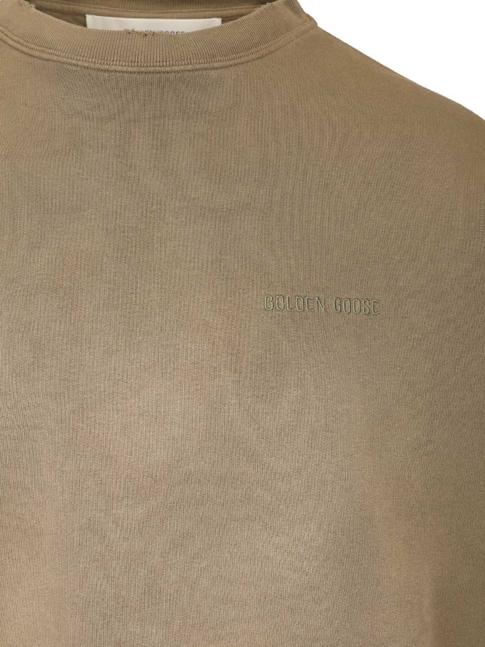 Golden Goose Deluxe Brand Cotton Sweatshirt Sweatshirts - Brown | 3c7ee0d8f16b31cfd81e8210f219f742bba04739
