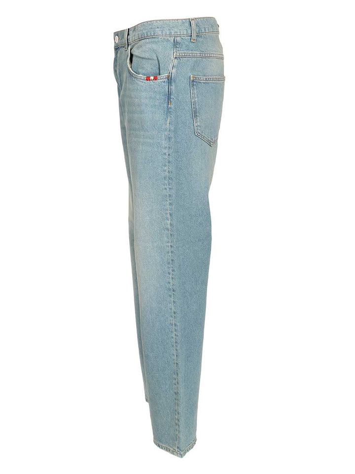 Amish James Denim Sand Stone Jeans - Light blue | 68d34d5b340b94c0f8118a229148b9792a3d3539