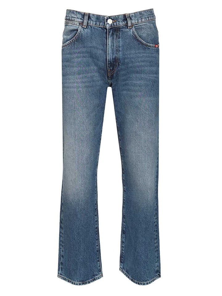 Amish James Recycled Denim Standard Jeans - Blue | f02bae46f13ab215585d5e40ae4fcb4c60dab4ad