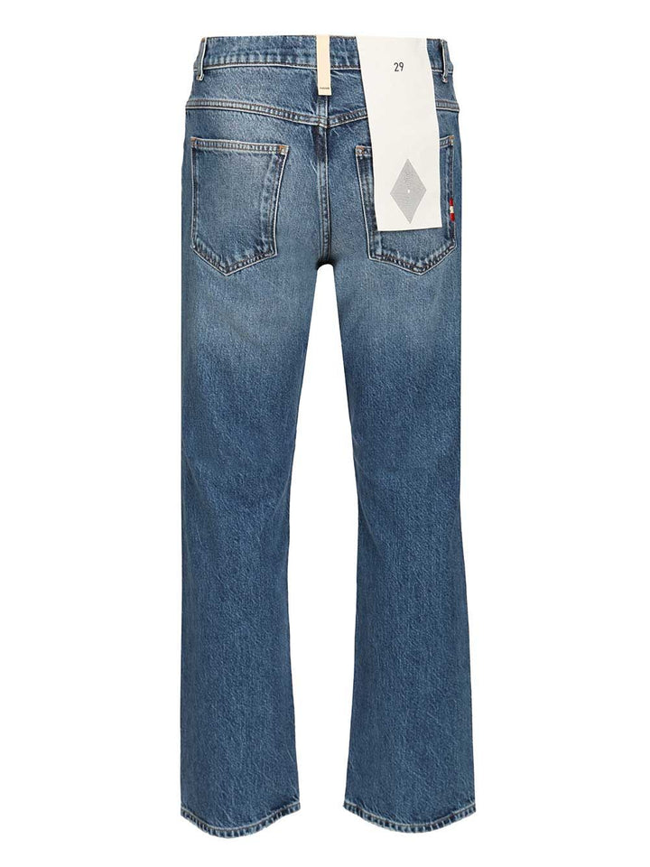 Amish James Recycled Denim Standard Jeans - Blue | 6121d7bf01cb4cf20cdb7a9d479f0e9ac926d74d