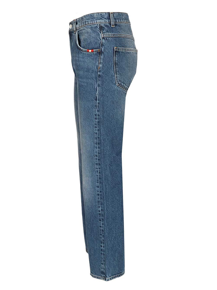 Amish James Recycled Denim Standard Jeans - Blue | 1c81a669285fa941a15b472849104888152901c9