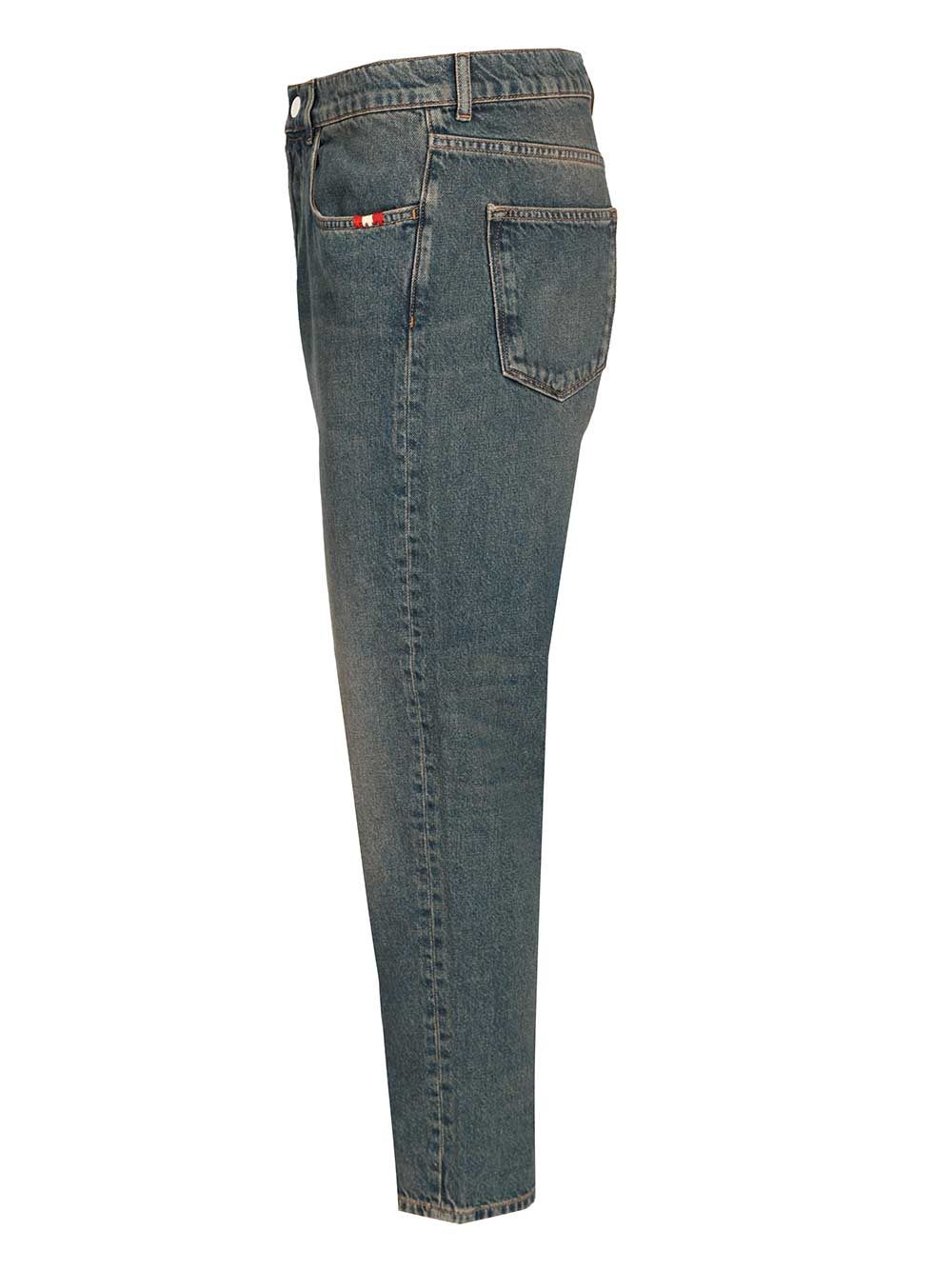 Amish Jeremiah Denim Monterey Jeans - Blue | f566c9f364ece42dff3b2161ac2f82b6b4a94efd
