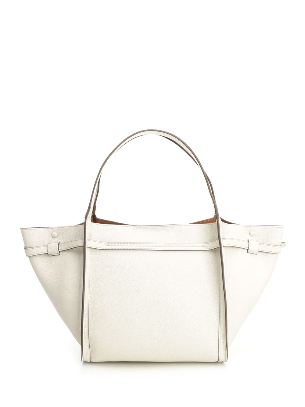 Tod'S Leather Shopping Bag Handbags - White | 595bee888b1efa2b97f7a9e55f60d01c44e52cd8